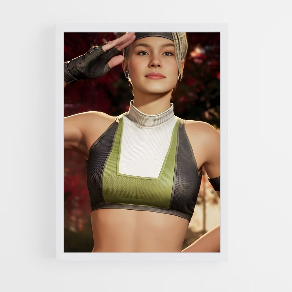 Poster Sonya en Action – affiche Mortal kombat (vue 3)